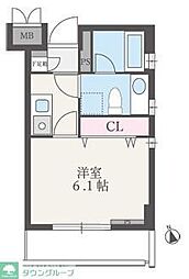 terracefire 1Kの間取図画像