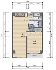 物件の間取り