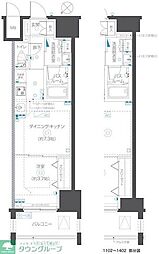 ZOOM立川曙町 1DKの間取図画像
