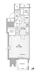 東京メトロ丸ノ内線 池袋駅 徒歩8分の賃貸マンション 7階1Kの間取り