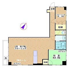 都電荒川線 大塚駅前駅 徒歩6分の賃貸マンション 2階2LDKの間取り