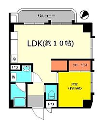東京メトロ南北線 駒込駅 徒歩3分の賃貸マンション 5階1LDKの間取り