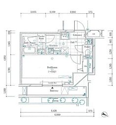 JR山手線 大塚駅 徒歩5分の賃貸マンション 1階1Kの間取り