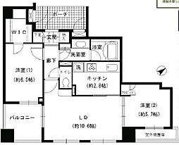 エスティメゾン巣鴨 2LDKの間取図画像