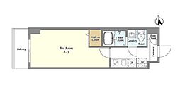 COMFORIA西尾久 1Kの間取図画像