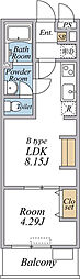 (仮称)リブリ・尾久 1LDKの間取図画像