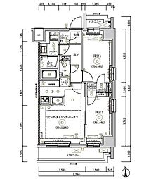 RELUXIATOKYONORTHGATE 2LDKの間取図画像