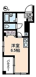 ダイアモンドレジデンス西日暮里 ワンルームの間取図画像