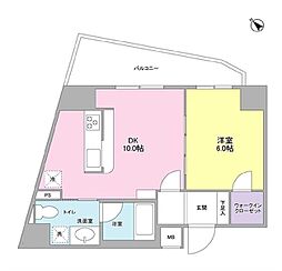 プロスペクト西巣鴨 1LDKの間取図画像