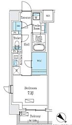Urban Breeze 巣鴨 1Kの間取図画像