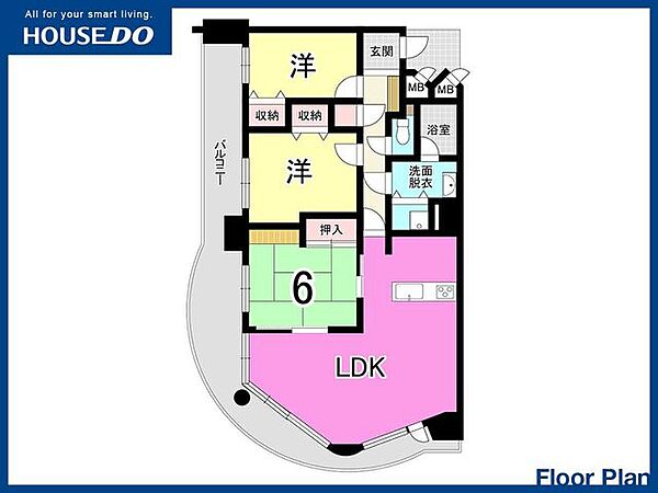 間取りを拡大表示