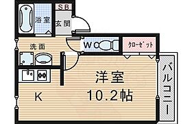 大阪府豊中市千里園２丁目（賃貸アパート1R・2階・27.48㎡） その2