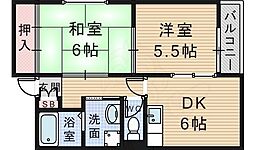 間取図画像 2DK