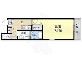 大阪府豊中市千里園１丁目（賃貸アパート1K・1階・26.73㎡） その2