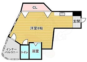 クリスタルビュー豊中南  ｜ 大阪府豊中市名神口３丁目（賃貸マンション1R・4階・25.00㎡） その2