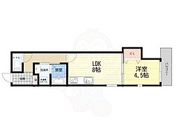 La vie belle 宝山町2 1階/-