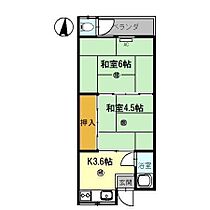 乙井マンション 26 ｜ 和歌山県和歌山市手平５丁目（賃貸アパート2K・2階・30.92㎡） その2