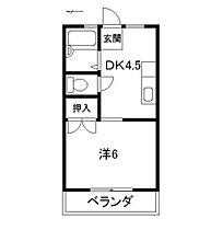 メゾン広田 201 ｜ 和歌山県和歌山市栄谷（賃貸アパート1DK・2階・24.30㎡） その2