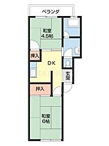 興里マンション 12 ｜ 和歌山県和歌山市狐島（賃貸マンション2K・3階・33.00㎡） その2