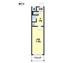 グリーンコート美園 406 ｜ 和歌山県和歌山市美園町５丁目（賃貸マンション1K・4階・23.31㎡） その2