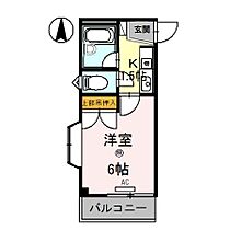 スカイビュー 302 ｜ 和歌山県和歌山市手平３丁目（賃貸アパート1K・3階・17.28㎡） その2