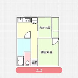 ビアンコ内原 2階