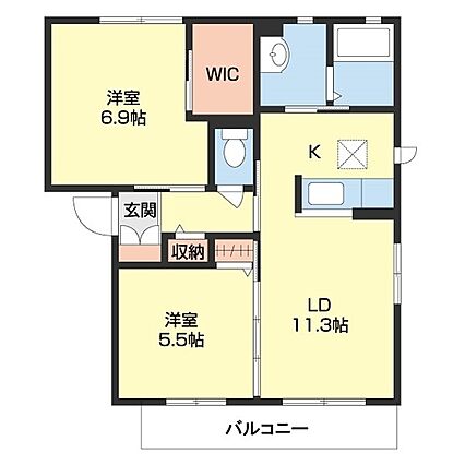 シャーメゾン新堂3_間取り_0