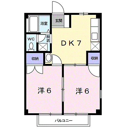 コーポコマツ_間取り_0