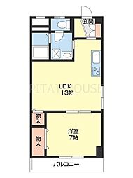 間取図画像 1LDK
