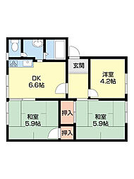 ウエストヒルズ 2階