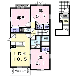 ラフレシール 2階