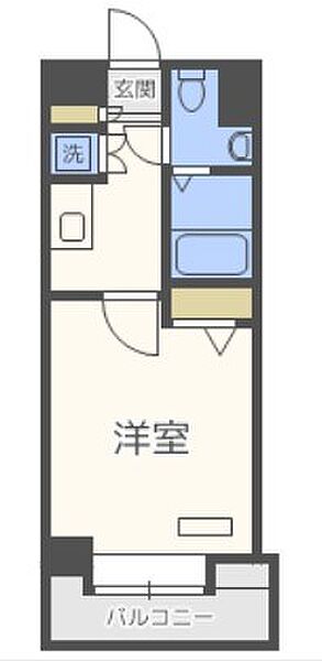 ダイナコートエスタディオ平尾駅前 ｜福岡県福岡市南区大楠2丁目(賃貸マンション1K・2階・20.01㎡)の写真 その2