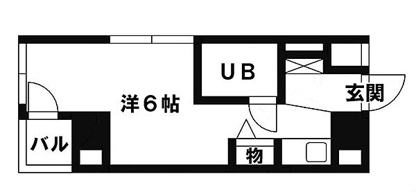 ドリーム大名 ｜福岡県福岡市中央区大名1丁目(賃貸マンション1R・4階・16.00㎡)の写真 その2