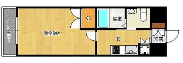 セントレジデンス西公園 ｜福岡県福岡市中央区荒戸3丁目(賃貸マンション1K・5階・24.84㎡)の写真 その2