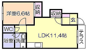 ソレイユ南 101 ｜ 福岡県うきは市浮羽町浮羽（賃貸アパート1LDK・1階・44.62㎡） その2