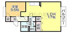 物件の間取り