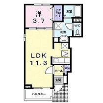 ベルエスパス 101 ｜ 大分県大分市日岡１丁目6番5号（賃貸アパート1LDK・1階・37.13㎡） その2