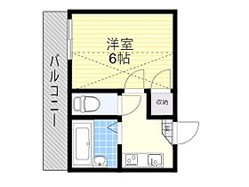 バンビーナ萩原 105 ｜ 大分県大分市萩原３丁目（賃貸アパート1K・1階・18.45㎡） その2