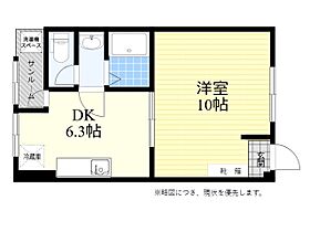 サングレイスえのくまB棟 105 ｜ 大分県大分市大字荏隈深河内5組-1番（賃貸アパート1DK・1階・36.70㎡） その2