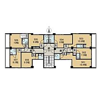 ｓｏｃｉａｌ　ａｐａｒｔｍｅｎｔ　若草共同住宅 507 ｜ 大分県別府市若草町（賃貸アパート1R・5階・12.40㎡） その2