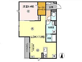 グランヒルHS石垣 302 ｜ 大分県別府市石垣西５丁目1447番（賃貸アパート1LDK・3階・54.76㎡） その2