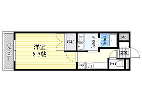 フォリスト亀川 105 ｜ 大分県別府市亀川中央町18番15号（賃貸アパート1K・1階・27.84㎡） その2