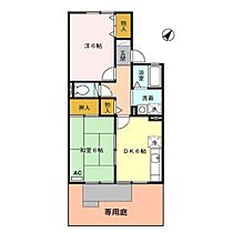 リブェールけやき3 101 ｜ 大分県大分市大字関園836番1号（賃貸アパート2DK・1階・45.28㎡） その2