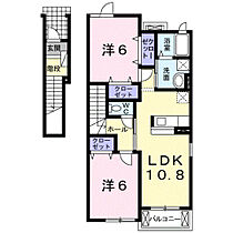 アクティブガーデンＢ 201 ｜ 大分県大分市汐見２丁目34番10号（賃貸アパート2LDK・2階・58.48㎡） その2