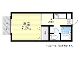 パークサイド久野1 A201 ｜ 大分県大分市角子原２丁目4番39号（賃貸アパート1K・2階・25.13㎡） その2