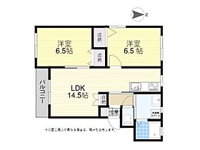 大分県大分市汐見２丁目30番22号（賃貸アパート2LDK・3階・58.23㎡） その2