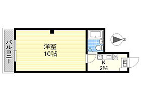 サンハイツ鶴崎 0203 ｜ 大分県大分市北鶴崎１丁目6番26号（賃貸マンション1K・2階・28.30㎡） その2