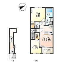 ディオ　ポルテ 202 ｜ 大分県大分市大字森詳細未定番（賃貸アパート2LDK・2階・53.90㎡） その2