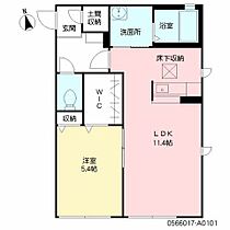 アルバ皆春 101 ｜ 大分県大分市大字皆春339番57号（賃貸アパート1LDK・1階・44.63㎡） その2