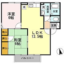 サンフローラ2 201 ｜ 大分県大分市大字横尾3827番1号（賃貸アパート2LDK・2階・55.47㎡） その2